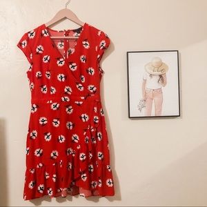 J. Crew Crimson Dress Size 8, Like New!!